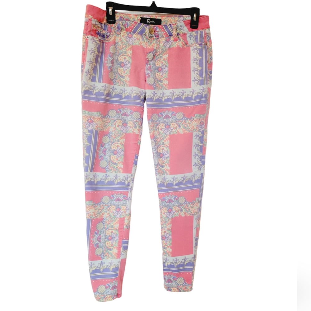 🌺3 For $10 GP Jeans Pink Fleur-de-lis Pattern Pants